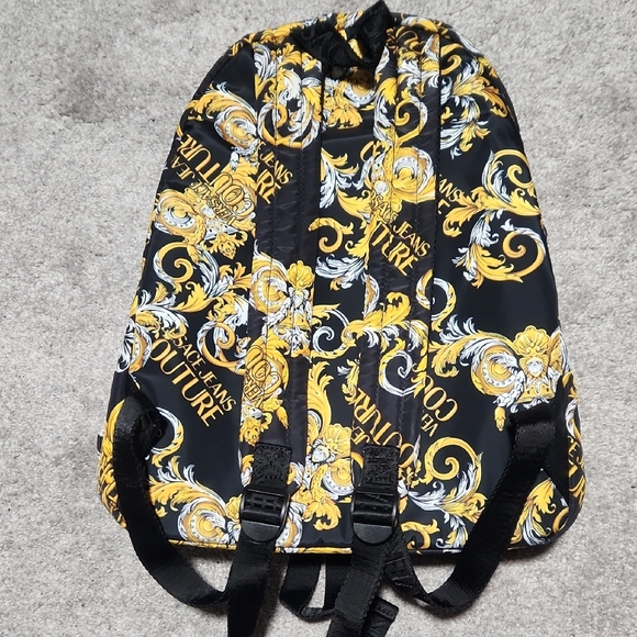 Versace Jeans Couture Black and Yellow Backpack - Picture 2 of 3